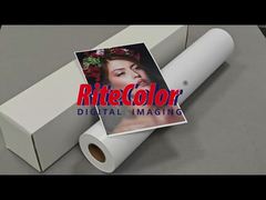 RC микропористые блестящие фотобумажные роллы для печати большого формата